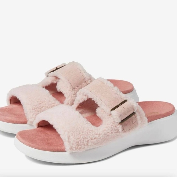 Koolaburra By Ugg Pasea Slide Pink Sandals Slides Women’s Size 8 - Picture 2 of 9